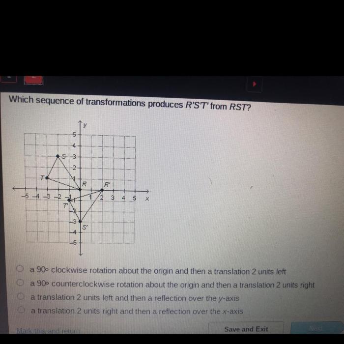 A dilation produces a congruent figure