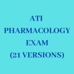 Ati pharmacology proctored exam 2020