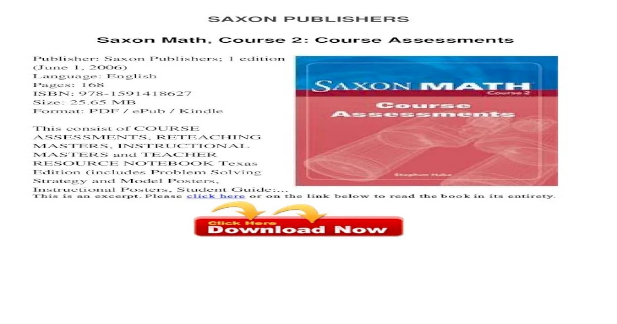 Saxon math course 3 teacher manual pdf