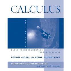 Calculus early solutions transcendentals edition