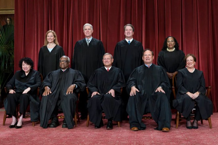 Studies by political scientists show that supreme court justices