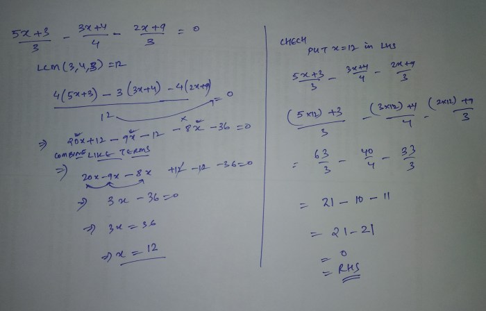 Use the general solution to solve 5 6x 8x 17